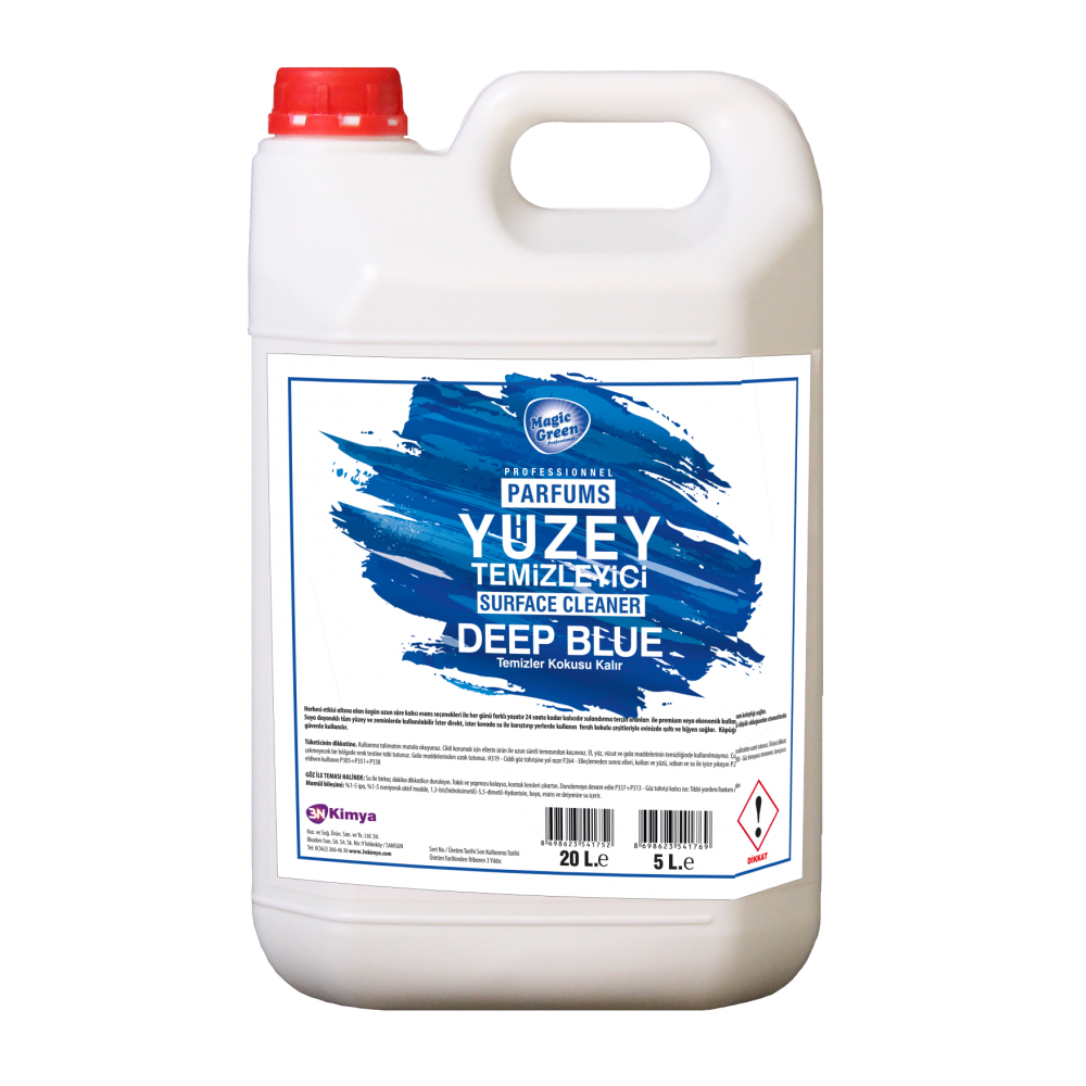 Premium Yüzey Temizleyici DEEP BLUE 5 LT